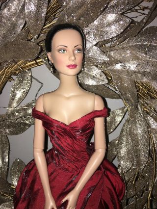Effanbee 16 Inch Female Doll And Red Ballgown