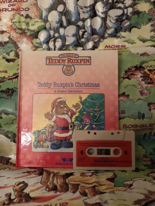 Teddy Ruxpin - Christmas - Book And Tape