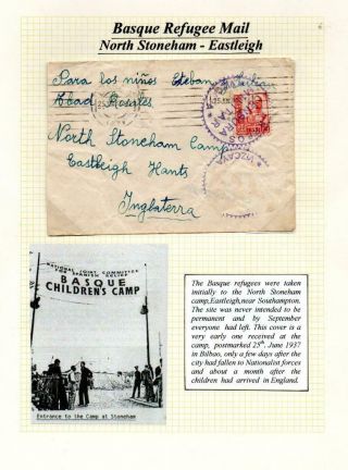 Spanish Civil War Postal History - 1937 Cover