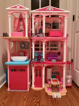 Barbie Dream House 3 - Story Elevator Pool Furniture Accessories 2015 Pick Up Only