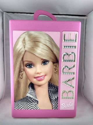 Barbie Doll Wardrobe Travel Case Pink Retired 2002 Mattel Tara Toys Corp Minty