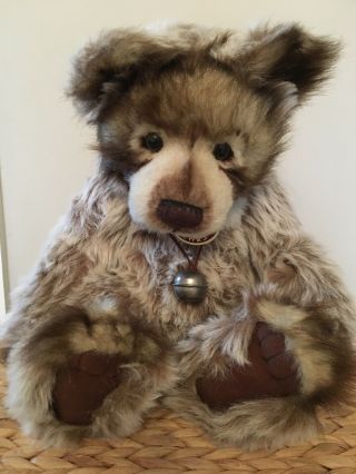 Charlie Bears Diesel 2009 Retired Plush Bear With Tags And Bag