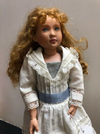 11.  5” Limited Helen Kish Vinyl Doll Adorable Golden Curls W/ Blue Eyes No Box