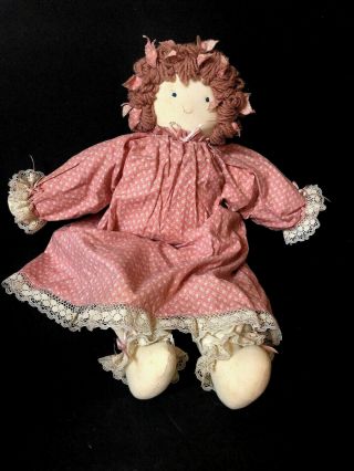 Rag Doll Primitive Americana Folk Art No Tags Country Decor Dolly Soft 16
