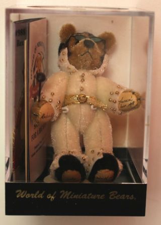 Collectable World Of Miniature Bears Rock N Roll - 3 " - C86
