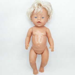 Baby Born Doll Toy Blonde Hair Zapf