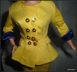 Top Barbie Mattel Doll Summer In San Francisco Yellow Blazer Blouse Accessory
