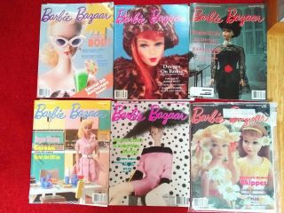 1993 Barbie Bazaar Magazines 6 Issues