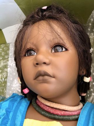 27” Annette Himstedt Doll - Ayoka - Reflections Of Youth - W/original Box &