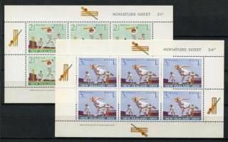Zealand 1969 Sg 899 - 901 Health Stamps,  Cricket Mnh M/s Sheets Set A74579