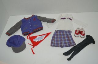 American Girl Hopscotch Hill School Spirit Outfit With Accessories