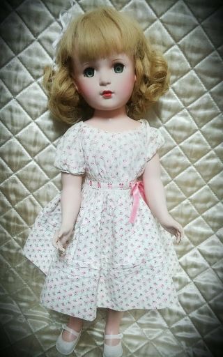 1951 Madame Alexander 18 Inch Tagged Wendy Ann Doll