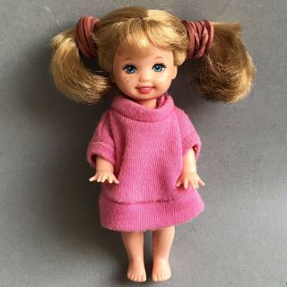 1994 Mattel Barbie Sister Kelly Doll Freckles On Face Girl Toy China