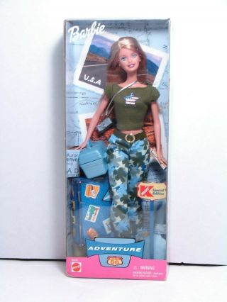 Barbie Adventure " Route 66 " Barbie Doll - - Kmart Special Edition 2002 56036 Mib