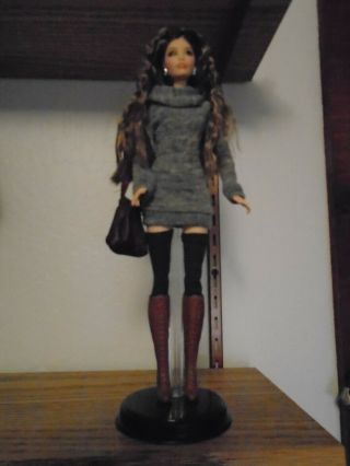 Mattel Barbie The Look Sweater Dress Doll Model Muse No Box