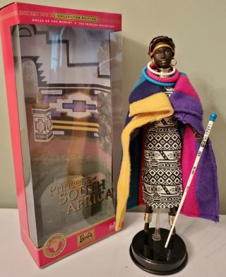 Mattel Barbie Princess South Africa Doll Of The World 2002