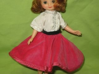 Vintage 1957 American Character 8 " Betsy Mccall Doll Holiday 1 B21 Blouse Skirt