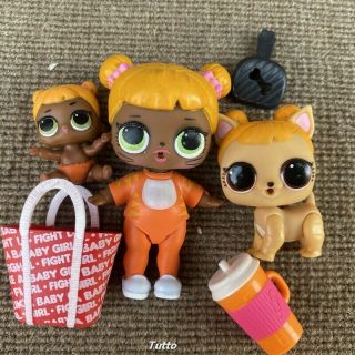 LOL Surprise Doll Baby Cat Big & Lil Sis & Baby Dog Pet PUPPY Family Xmas Gift 2