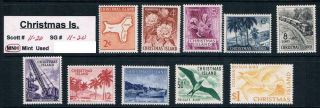 Christmas Is - 1963 - Scenes Of Island - Sc 11 - 20 [sg 11 - 20] Mnh 20 S