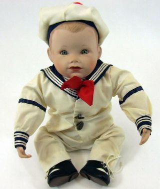 Ashton Drake Yolanda Bello Picture Perfect Babies Matthew 10 " Sailor Boy Outfit
