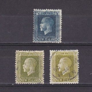 Zealand 1915,  Sc 148,  158,