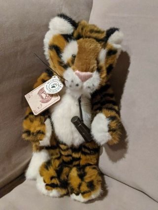 Boyds 12 " Tiger Plush Stuffed Animal Toy Taj Tigertail - J.  B.  Bean & Associates