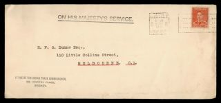 Dr Who 1941 Australia Sydney Wwii Patriotic Slogan Cancel Ohms E83282
