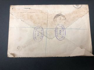 Hungary 1923 Registered Cover to Hong Kong 2