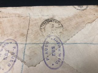 Hungary 1923 Registered Cover to Hong Kong 3
