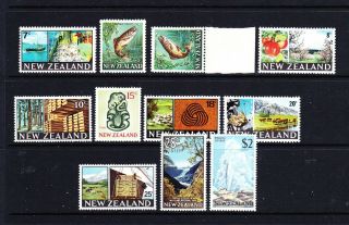 Zealand.  1967 - 70 Set.  N/h/mint.