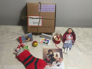 Pleasant Company American Girl Molly Christmas Box And Stocking Retired