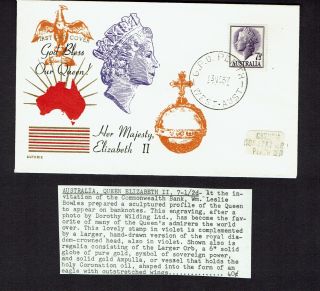 Guthrie Fdc Overprinted By Overseas Mailer In Usa 1957 - 7 1/2d Qeii