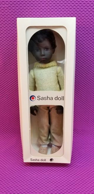 Sasha Caleb Black Boy Doll England W/ Box