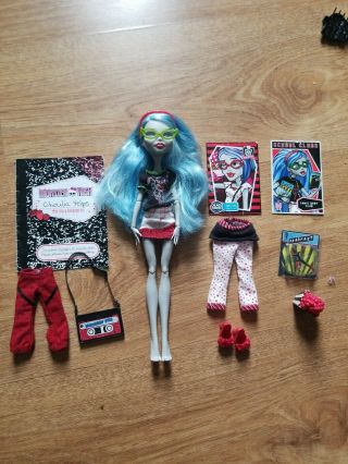 Monster High Doll Dead Tired Ghoulia Yelps Extra Outfit And Part From First Wave