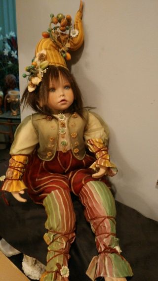 Florence Maranuk Show Stoppers Rare Limited Edition " Zuri " 27 Inch Elf Doll