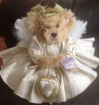 Annette Funicello Bear Goldie The 50th Golden Angel Bear Mohair 12 " Tall
