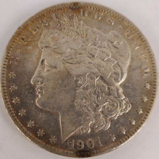 1901 - O United States Morgan Silver Dollar $1 Coin Rare Silver Coin 26.  5 Grams