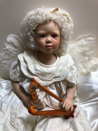 27” Elite Dolls “angel” By Christine Orange Limited 353/500 Girl