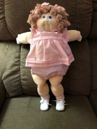 1985 Little People Soft Sculpture Cabbage Patch Kids Girl Doll