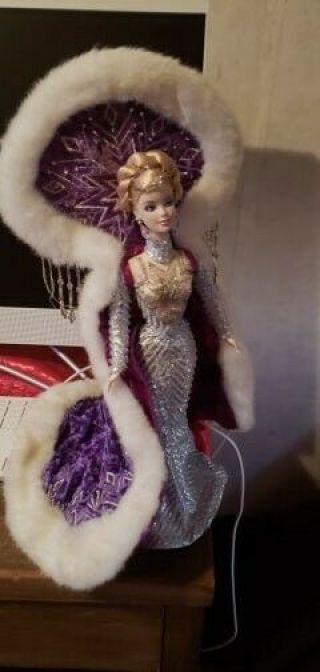 Fantasy Goddess Of The Arctic Barbie Bob Mackie International Beauty Deboxed