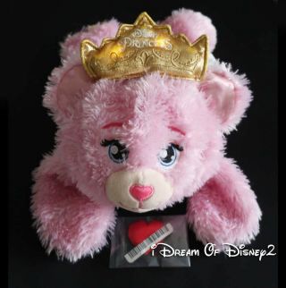 Build - A - Bear Unstuffed Disney Princess Pink Teddy Light - Up Crown Plush Animal