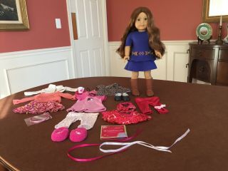 American Girl Sage Doll - Gently w/ American Girl Clothing and Accessories 2