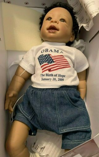 Ashton Drake Galleries Obama Birth Of Hope Baby Doll