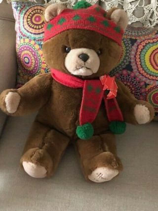 Harrods Collectible Christmas Bear 1987 Adult Owner