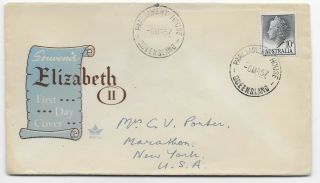 Australia 1957/59 11 Qeii Fdcs Gower & Royal Cachets,  1 Special Cancel Card