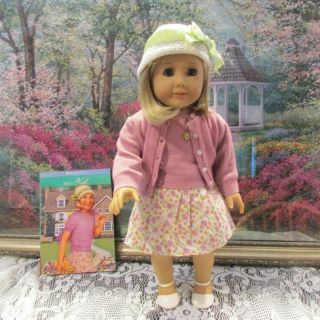American Girl Doll Kit With Book & Meet Clothes Necklace