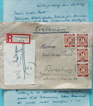 Letter By Interned Ss Leader - Us Pow Camp Ludwigsburg - Gestapo - Rsha