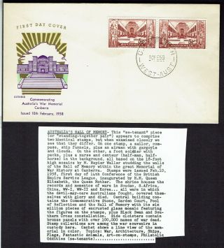 Guthrie Fdc Overprinted By Overseas Mailer In Usa 1959 - War Memorial (large)