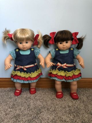 American Girl Bitty Baby Twins Dolls (girls,  Blond Hair,  Brown Hair)