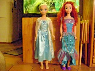 Disney Frozen Princess Elsa and Ariel my size barbie 38 